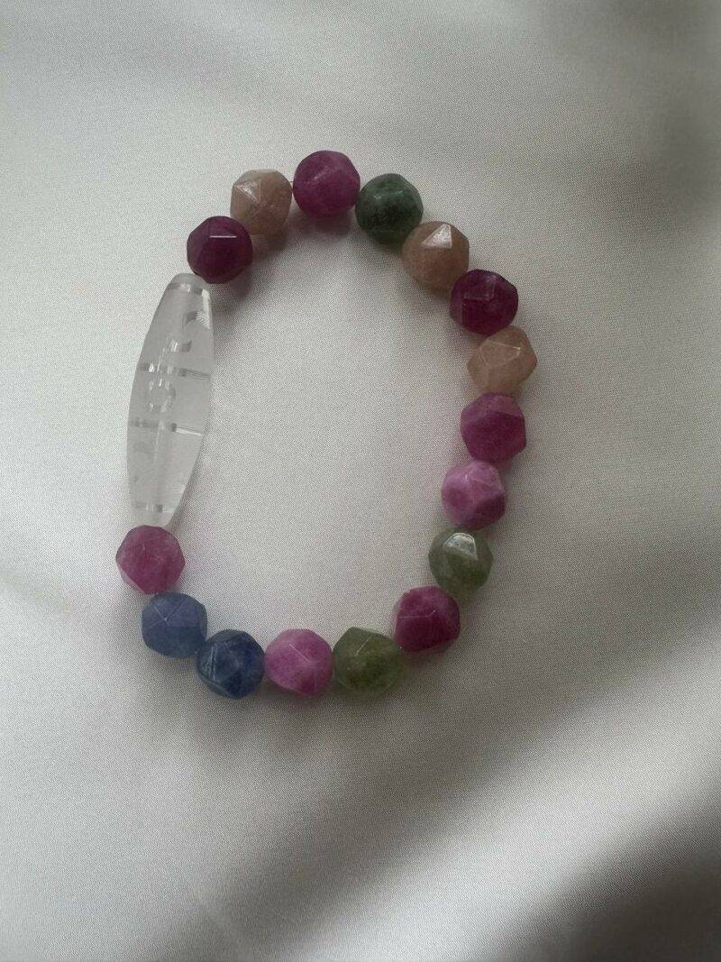 Mens Bracelet with Dzi bead Garuda