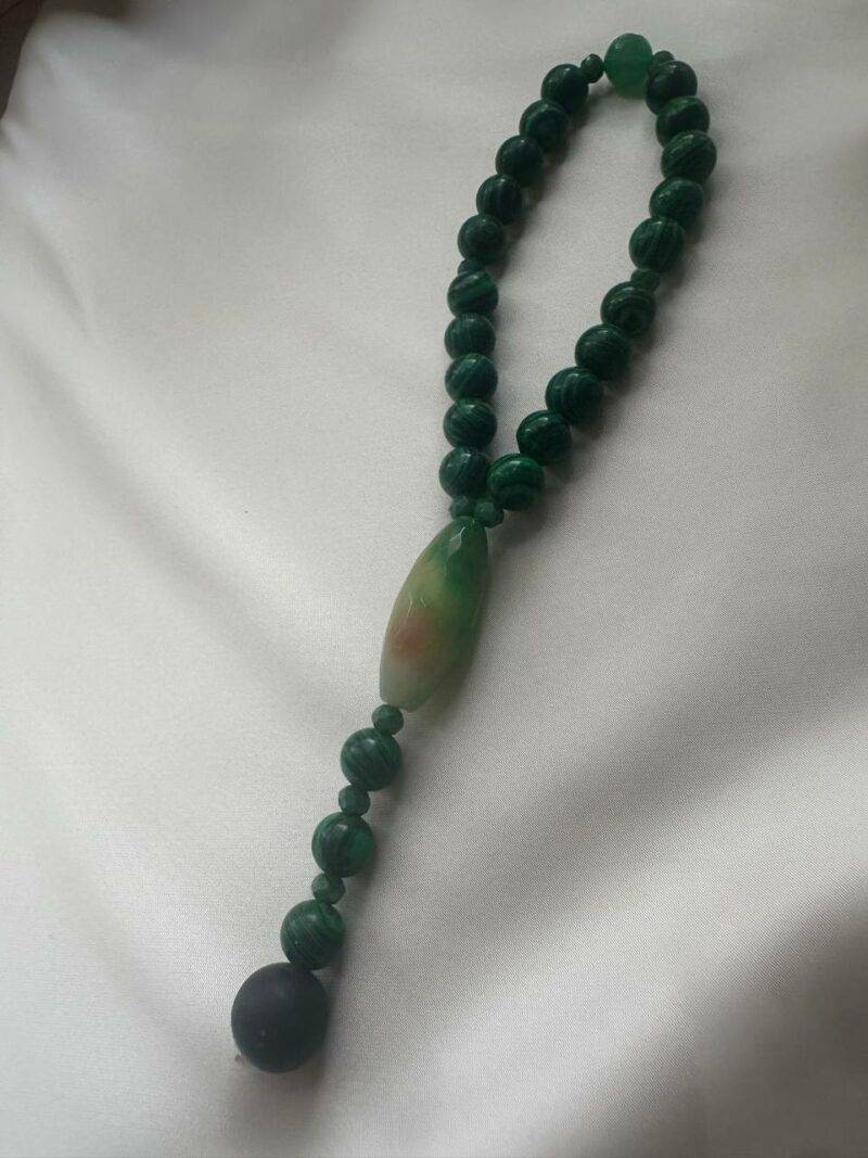Mens Bracelet with Dzi bead Garuda